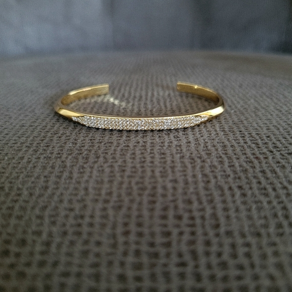 Kate Spade♠️ "Raise the Bar" Gold💛 Open Cuff Bracelet - NWT - Picture 2 of 12